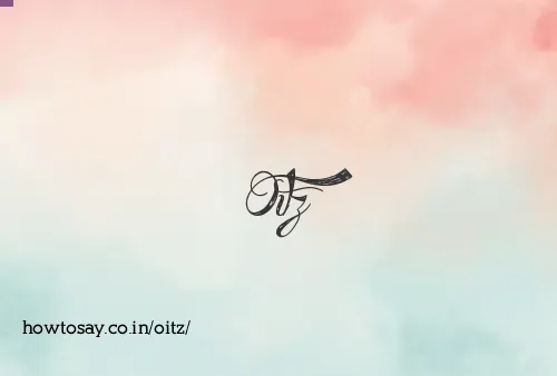 Oitz