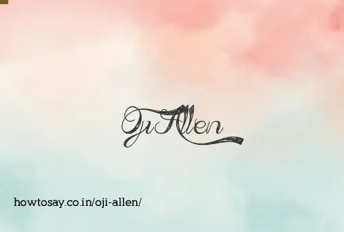 Oji Allen