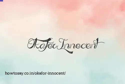 Okafor Innocent