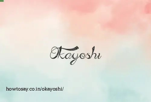 Okayoshi