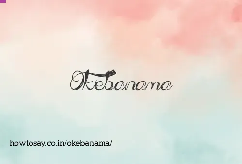 Okebanama