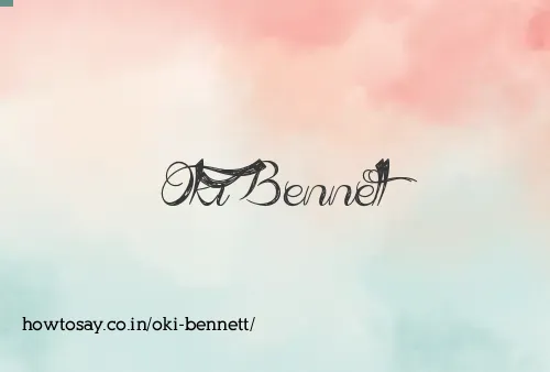 Oki Bennett
