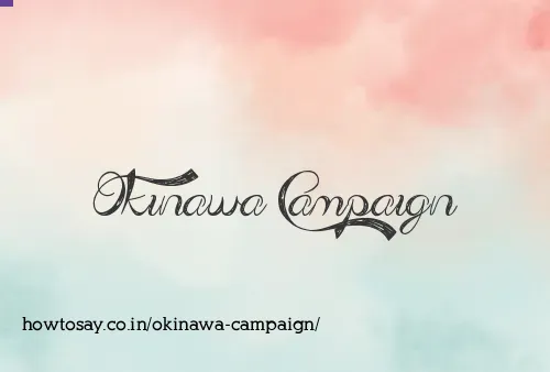 Okinawa Campaign