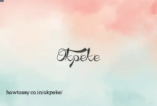 Okpeke