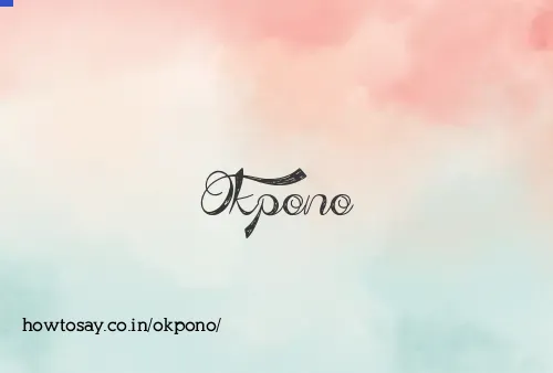 Okpono