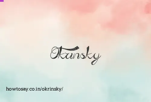 Okrinsky