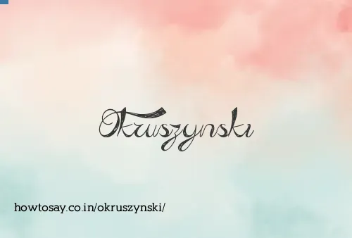 Okruszynski