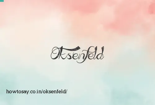 Oksenfeld