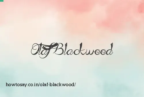 Olaf Blackwood