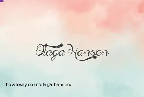 Olaga Hansen