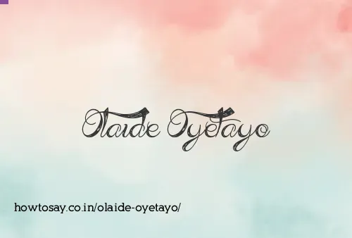 Olaide Oyetayo