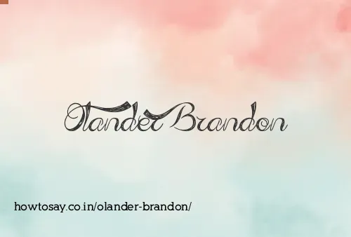 Olander Brandon