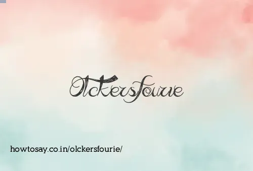 Olckersfourie