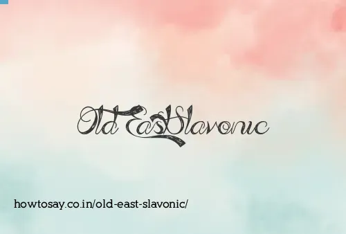 Old East Slavonic