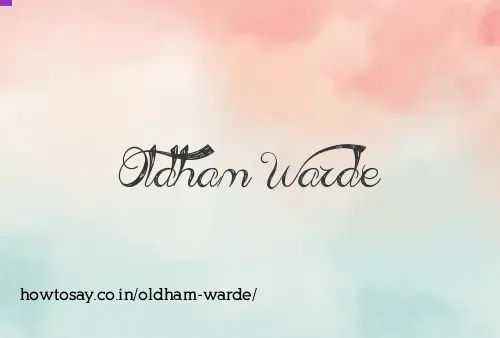Oldham Warde