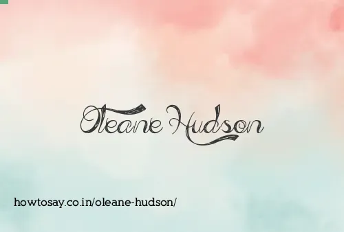 Oleane Hudson