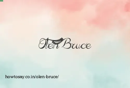 Olen Bruce