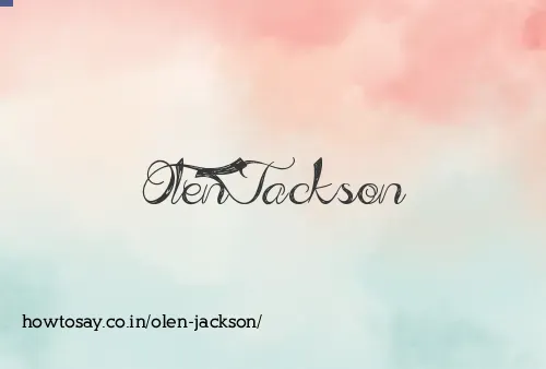 Olen Jackson
