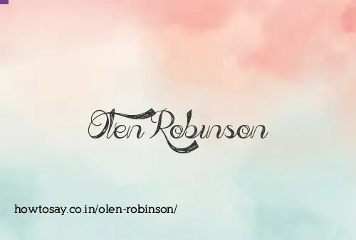 Olen Robinson