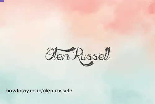 Olen Russell
