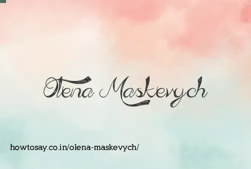Olena Maskevych