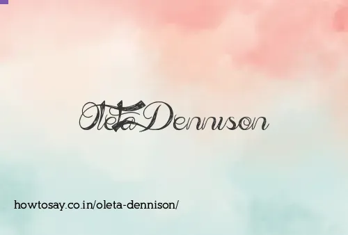 Oleta Dennison
