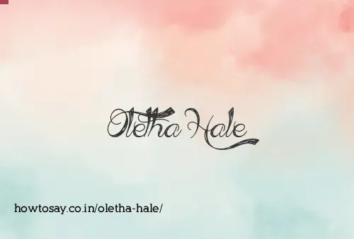Oletha Hale