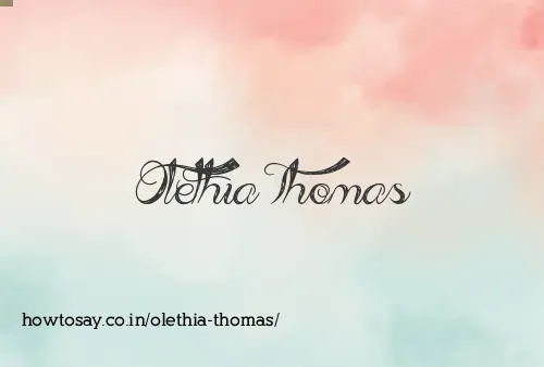 Olethia Thomas