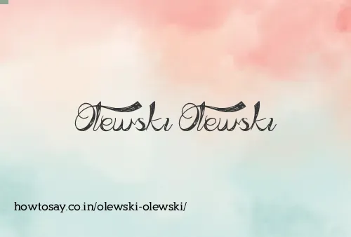 Olewski Olewski