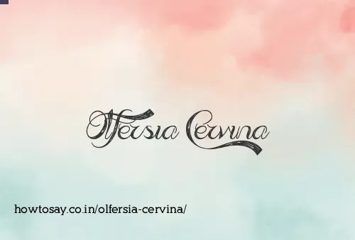 Olfersia Cervina