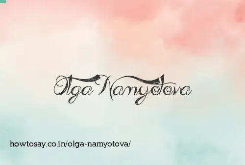 Olga Namyotova