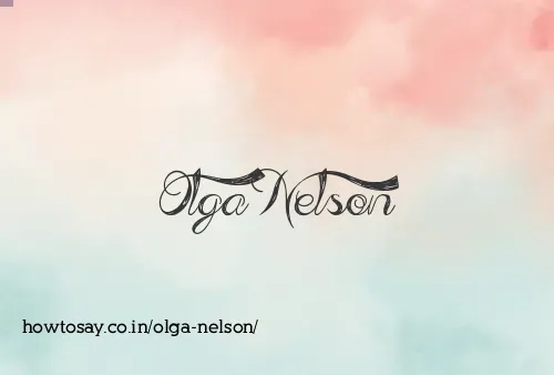Olga Nelson