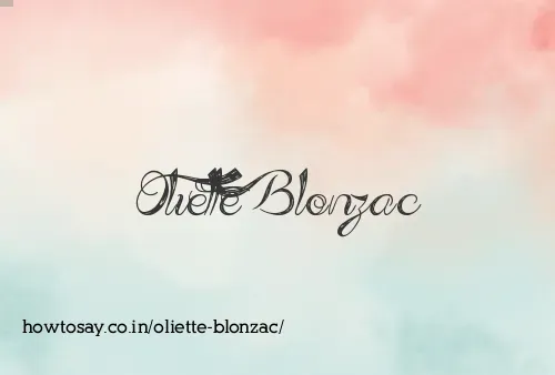 Oliette Blonzac