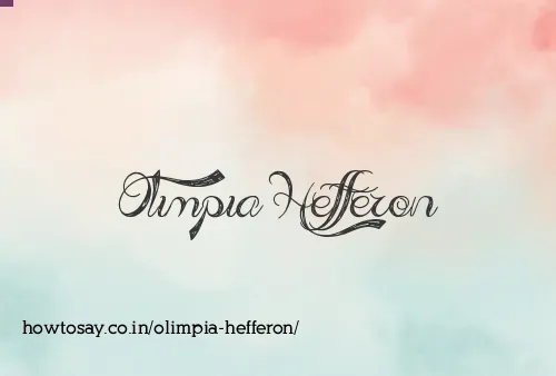 Olimpia Hefferon