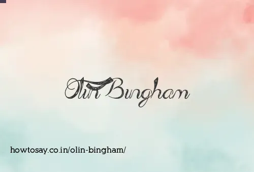 Olin Bingham