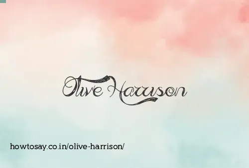 Olive Harrison