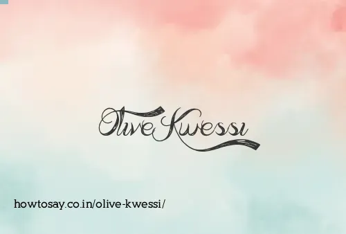 Olive Kwessi