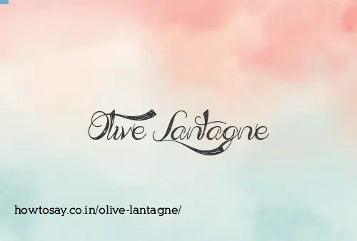 Olive Lantagne