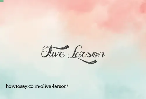 Olive Larson
