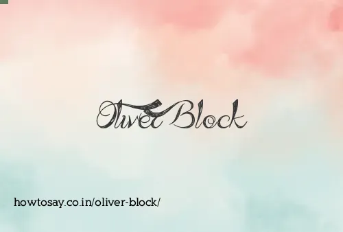 Oliver Block