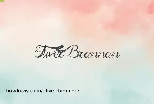 Oliver Brannan