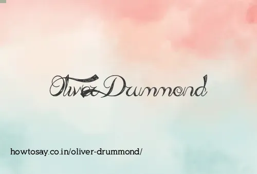 Oliver Drummond
