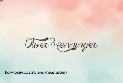 Oliver Henninger