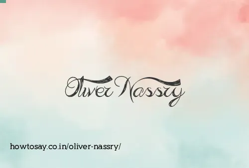 Oliver Nassry