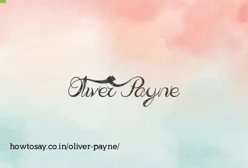 Oliver Payne