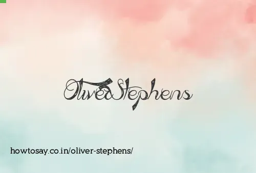 Oliver Stephens