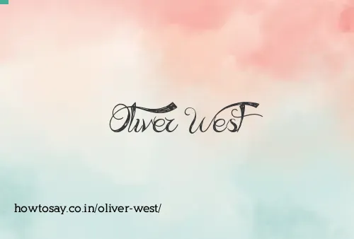 Oliver West