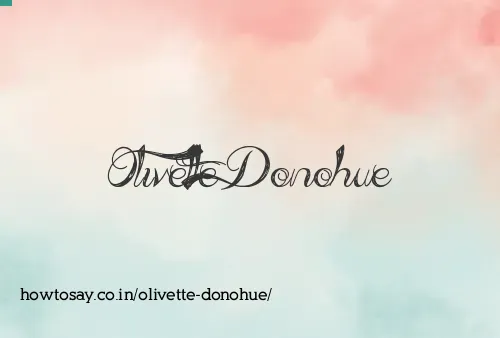 Olivette Donohue