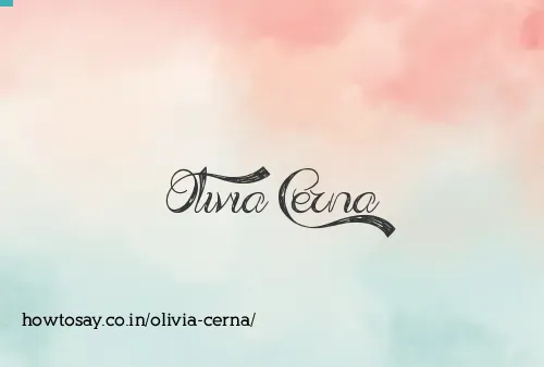 Olivia Cerna