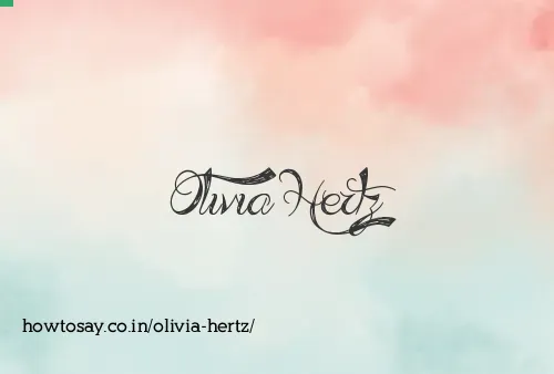 Olivia Hertz